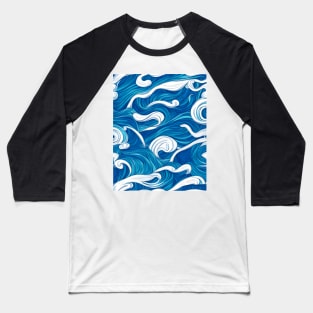 Waves and Tides Baseball T-Shirt